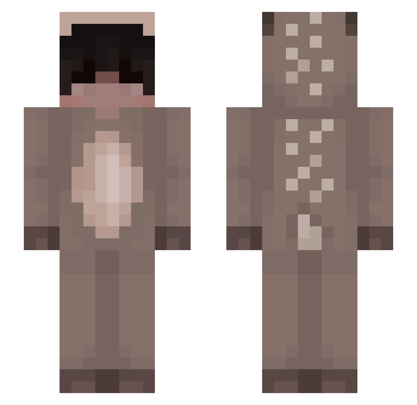 EtienneK91 Minecraft skin, front and back view