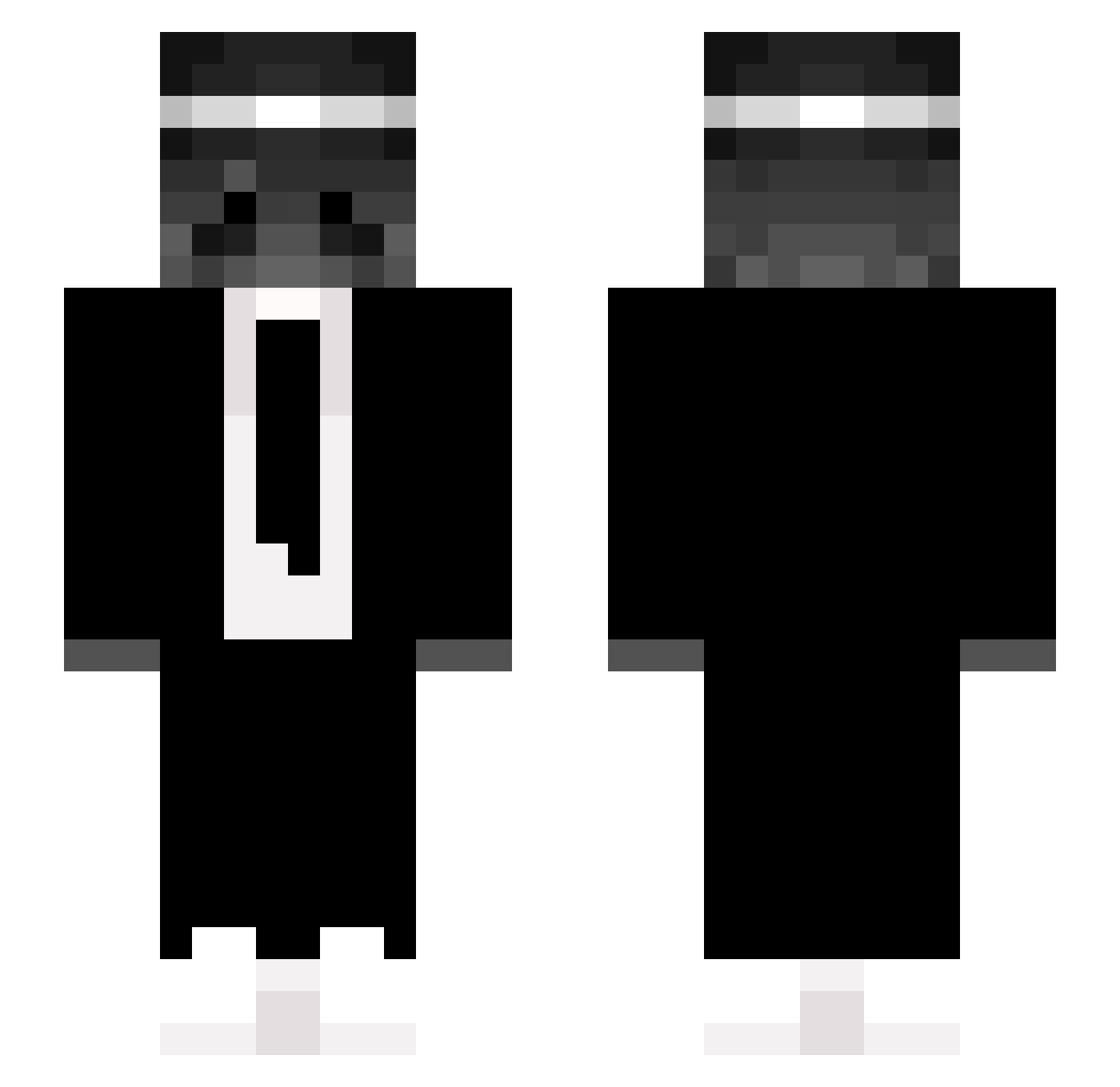 Realm_of_Lucy Minecraft skin, front and back view