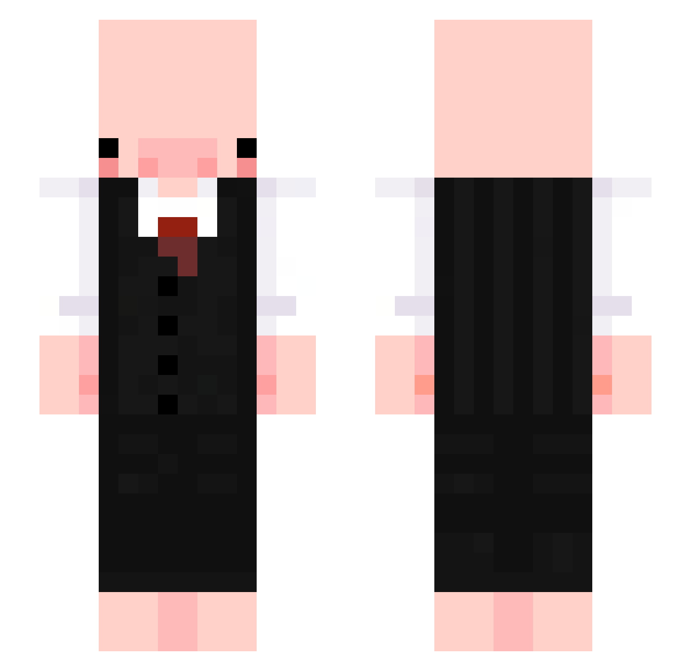 Groooov_ Minecraft skin, front and back view