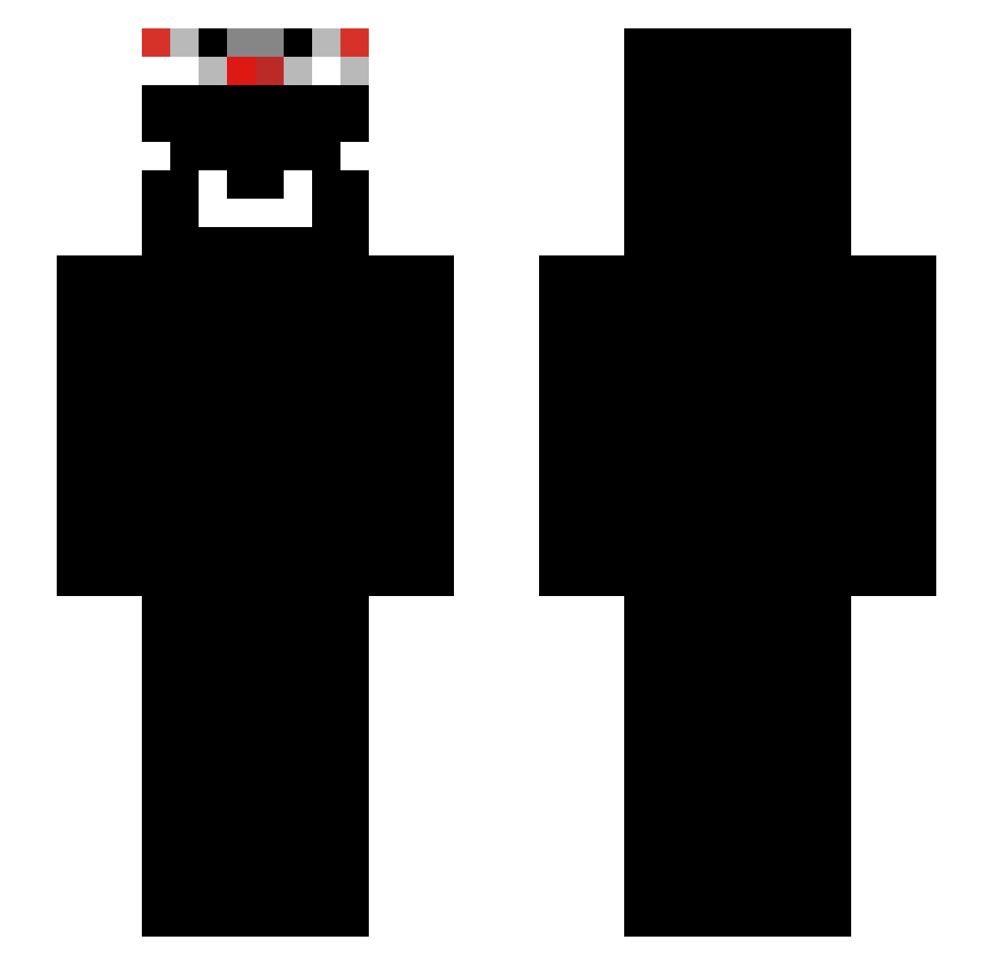 Lil_el_ Minecraft skin, front and back view