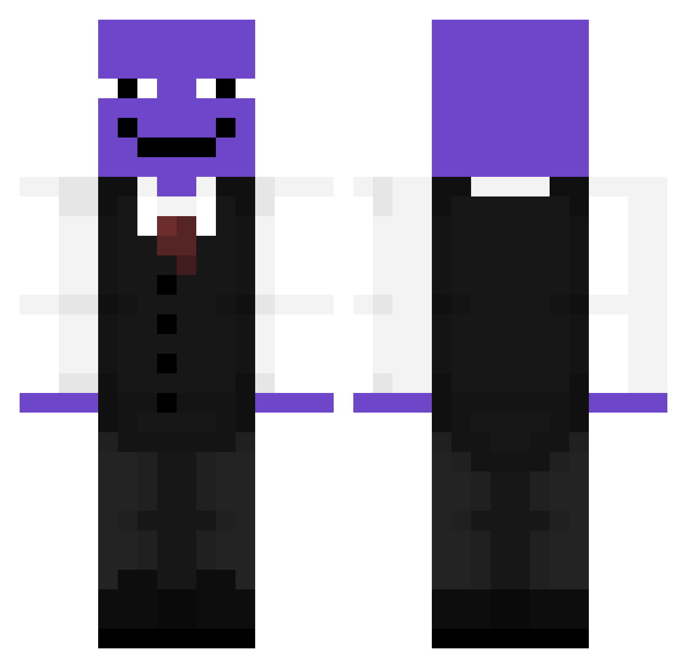 seojunm Minecraft skin, front and back view