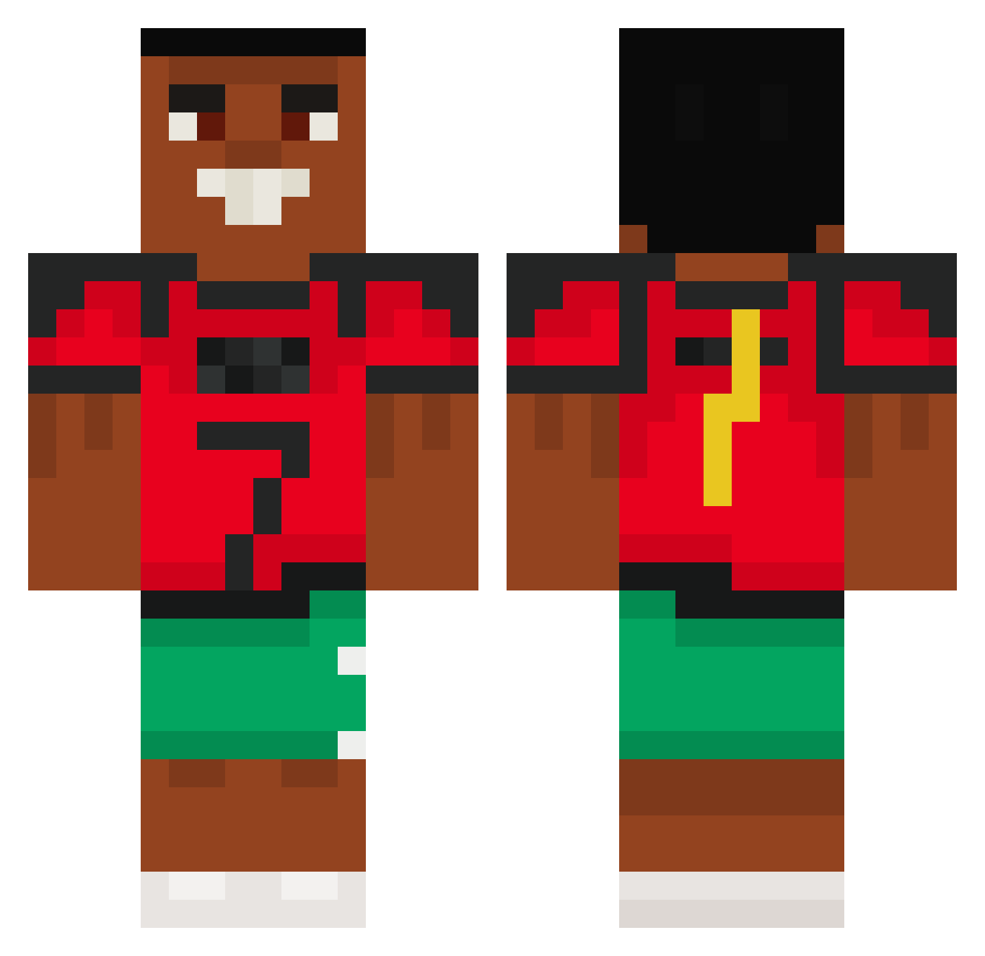 geoisastinkyboi3 Minecraft skin, front and back view