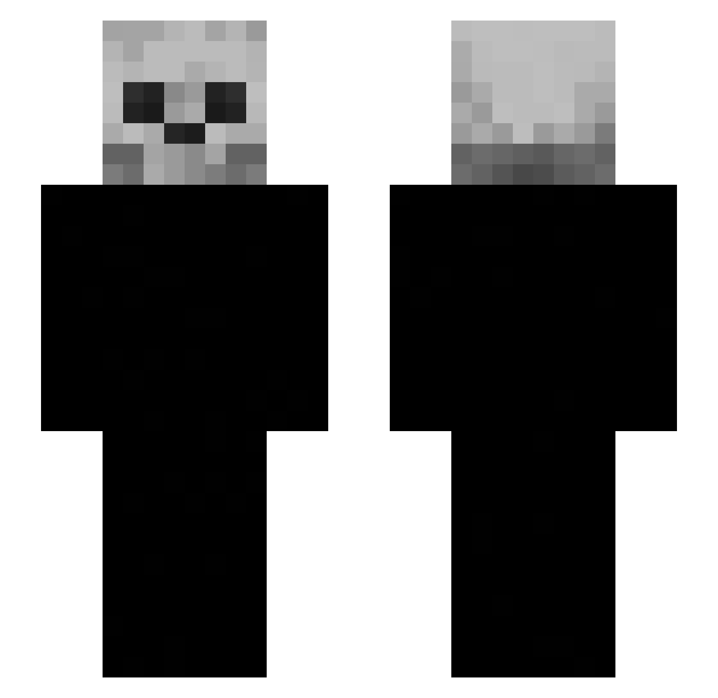 Ezyofyi Minecraft skin, front and back view
