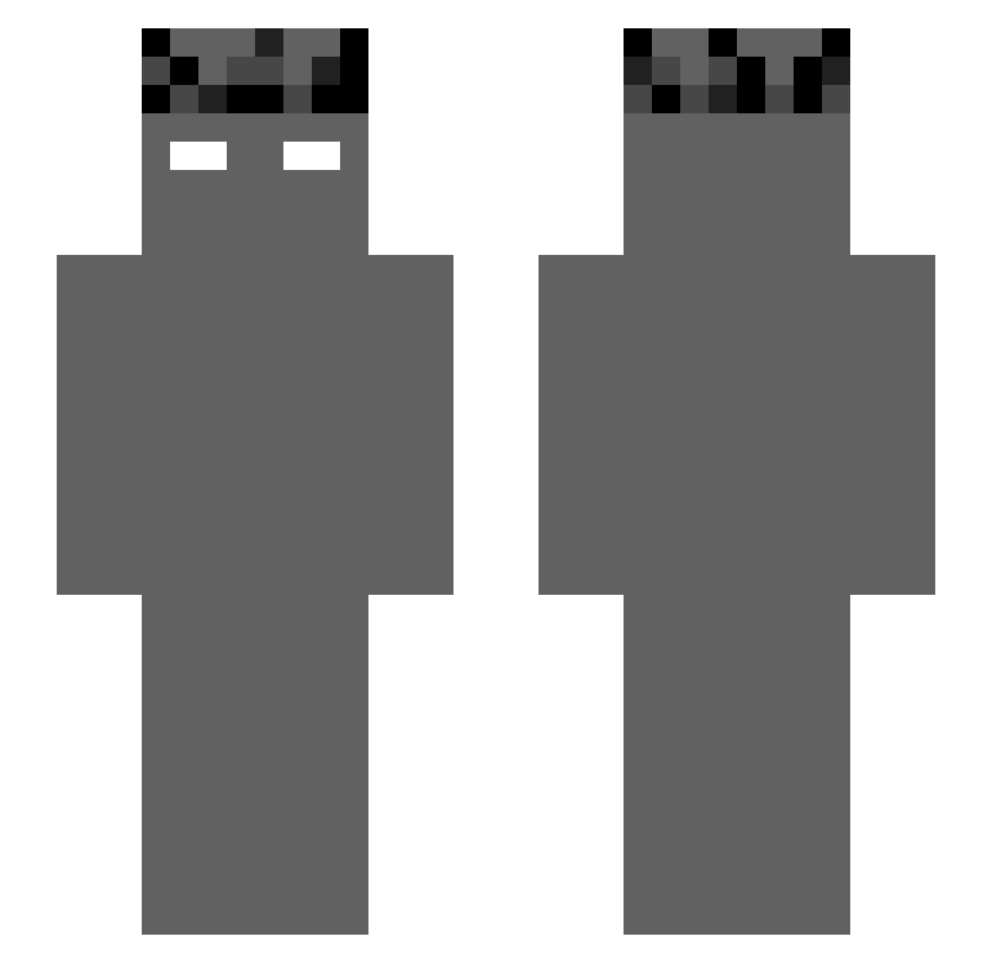 Tanello Minecraft skin, front and back view
