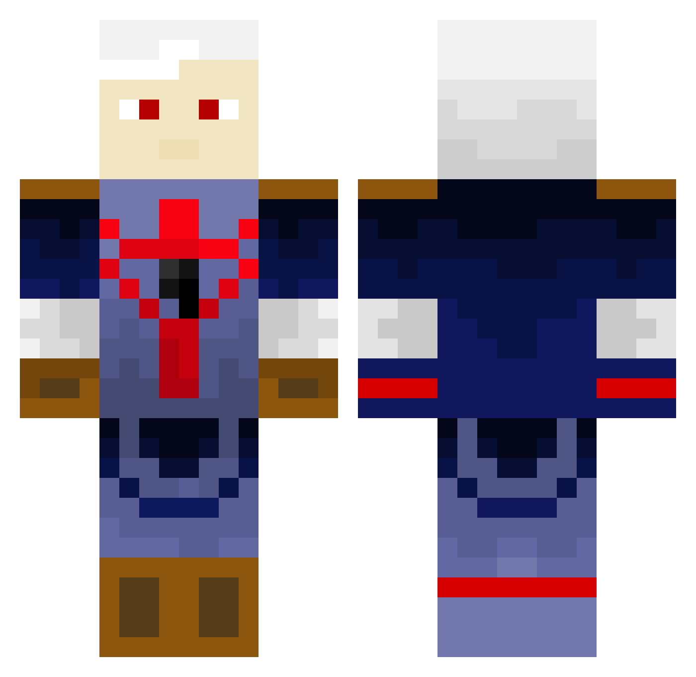 MrSmartGuy177 Minecraft skin, front and back view