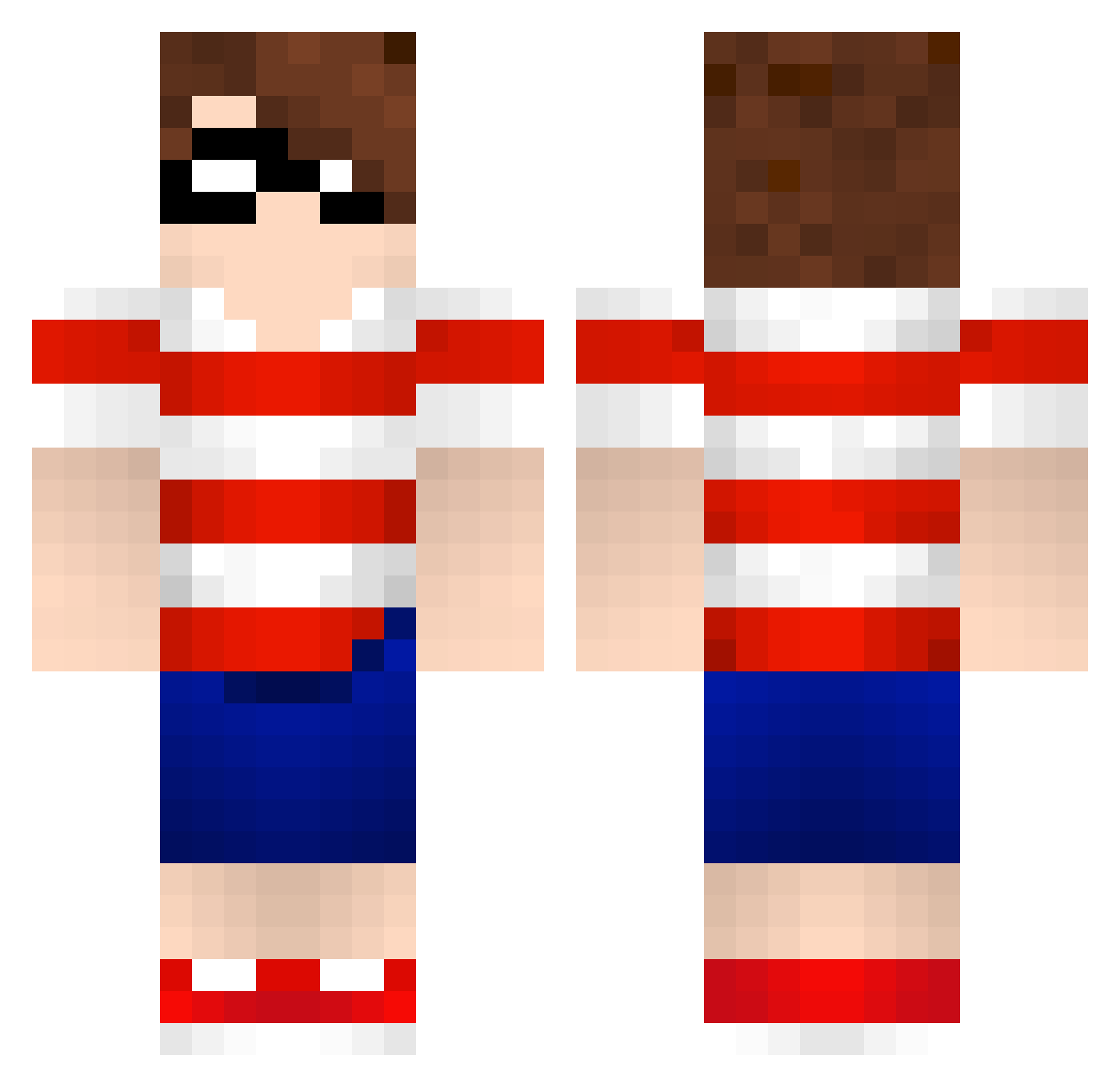 DietMtnDew_ Minecraft skin, front and back view