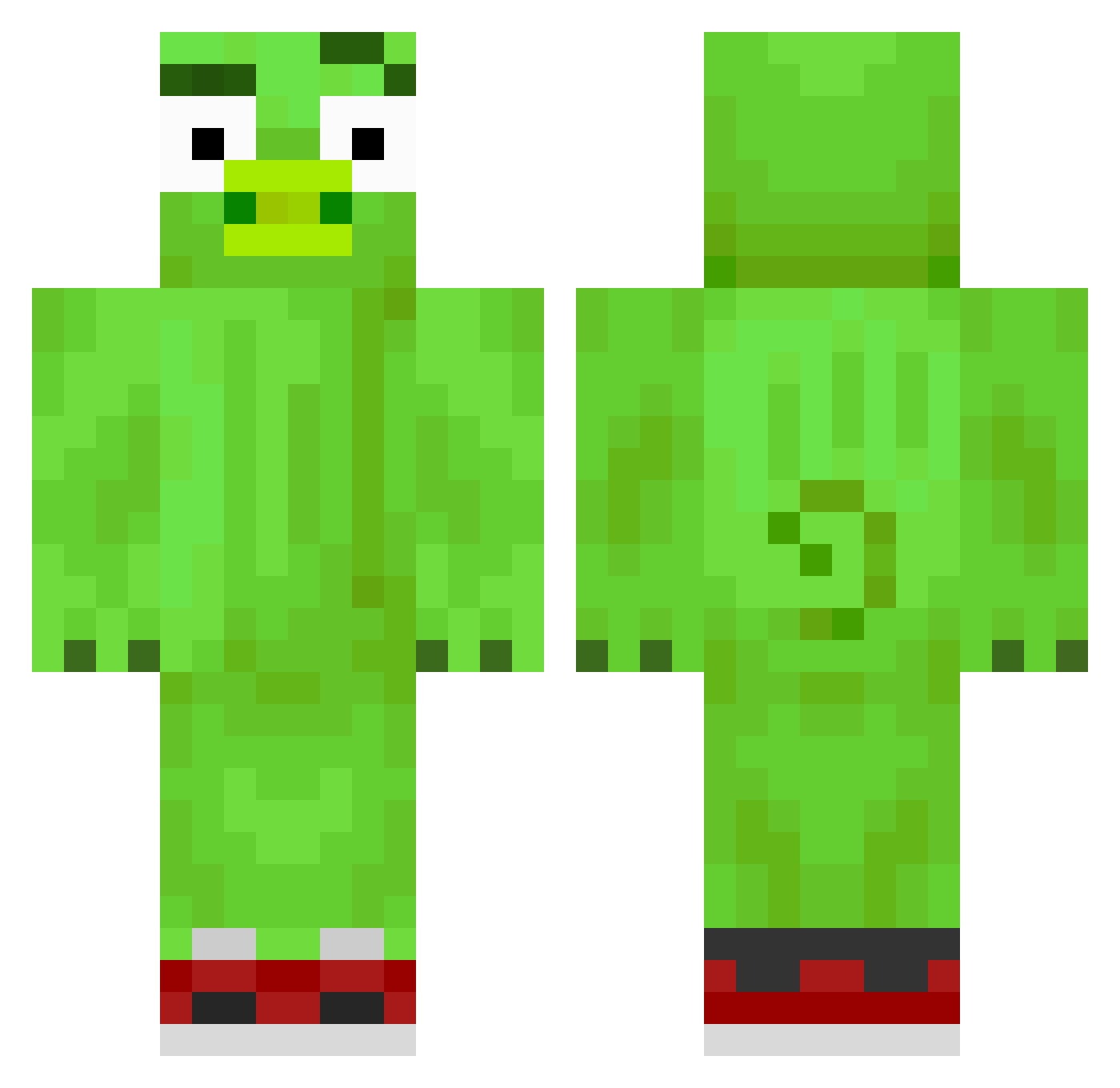 Gwiezdny_Kanczyl Minecraft skin, front and back view