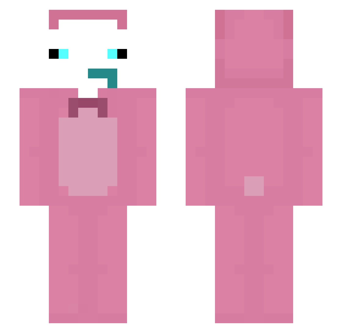 mr_WasserFlasahe Minecraft skin, front and back view