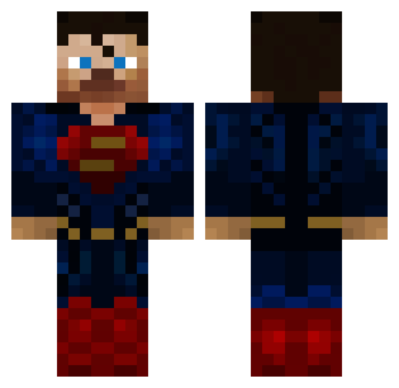 StephCurryyyy Minecraft skin, front and back view