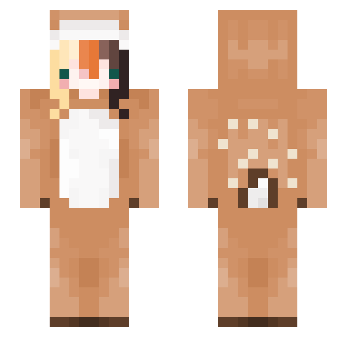 NewJell_2026 Minecraft skin, front and back view