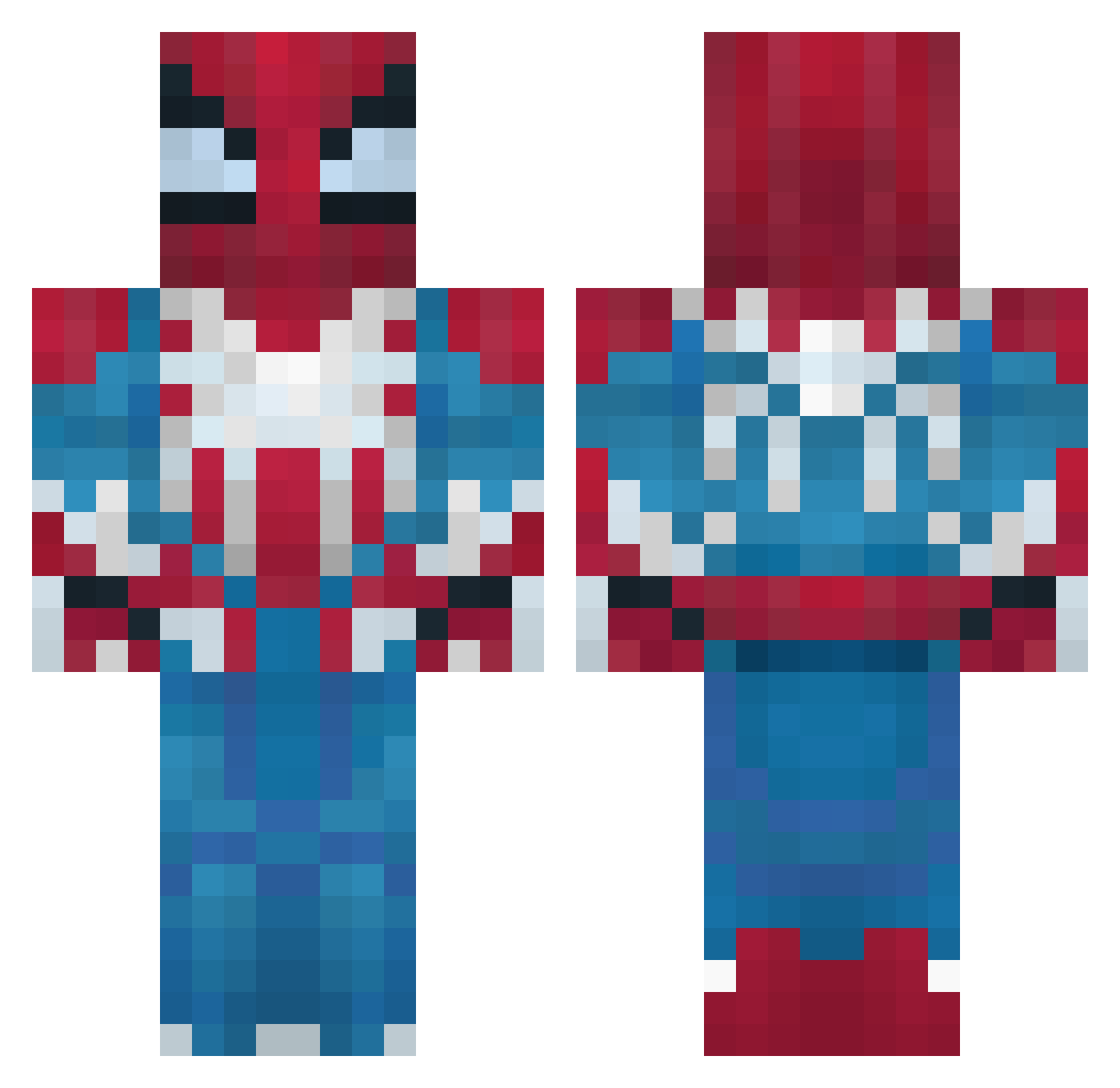 Sp33dy239 Minecraft skin, front and back view