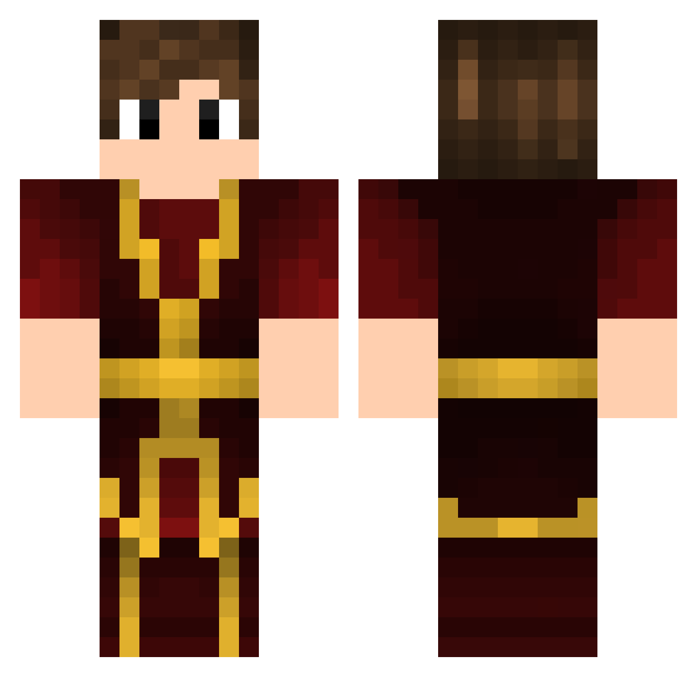 ZIPZIP2013 Minecraft skin, front and back view