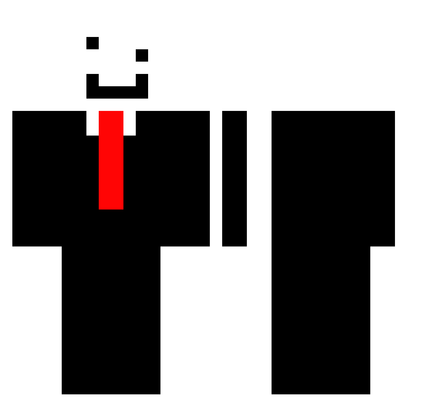 zm7GG Minecraft skin, front and back view