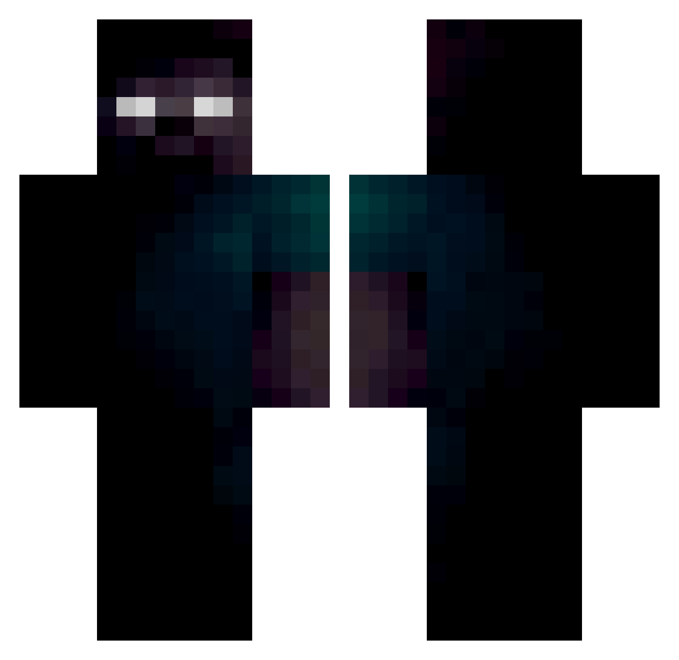 Tartan7190 Minecraft skin, front and back view