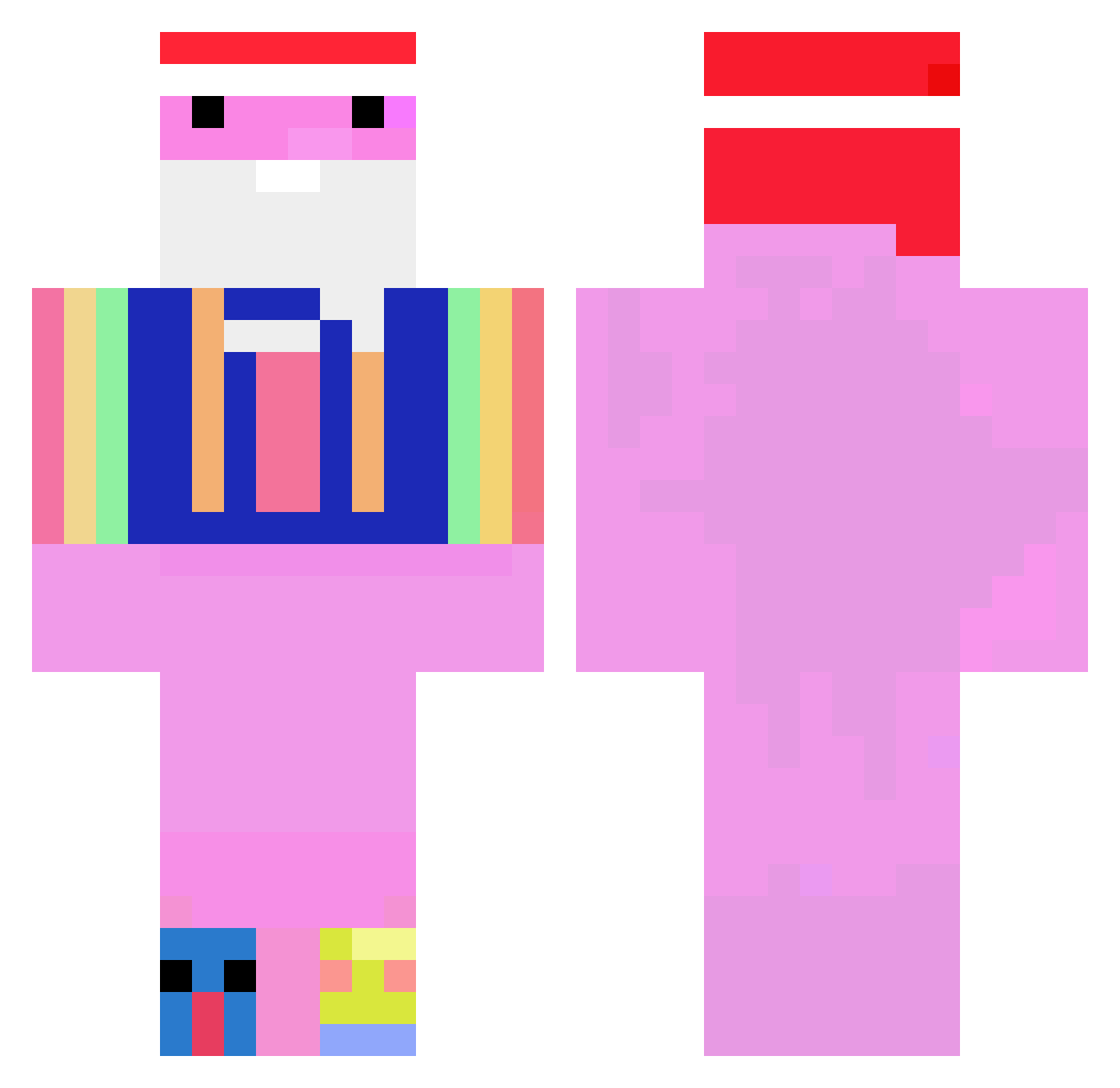 stun_komq1 Minecraft skin, front and back view