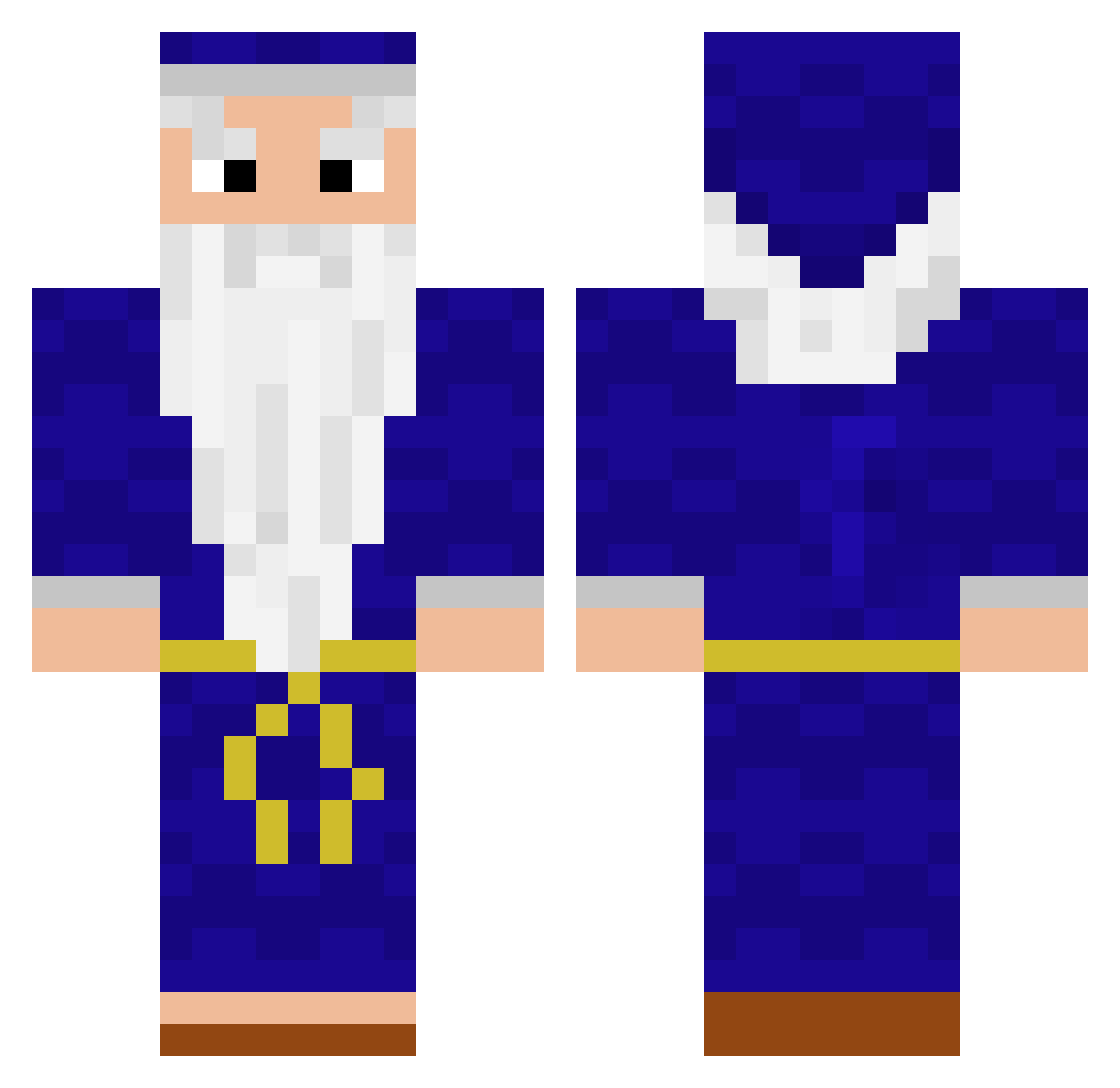 GallVoyag3r Minecraft skin, front and back view