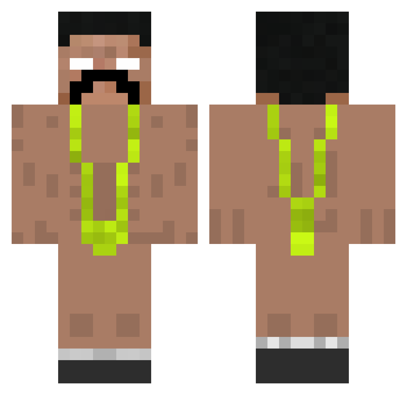 MomoboThe1st Minecraft skin, front and back view