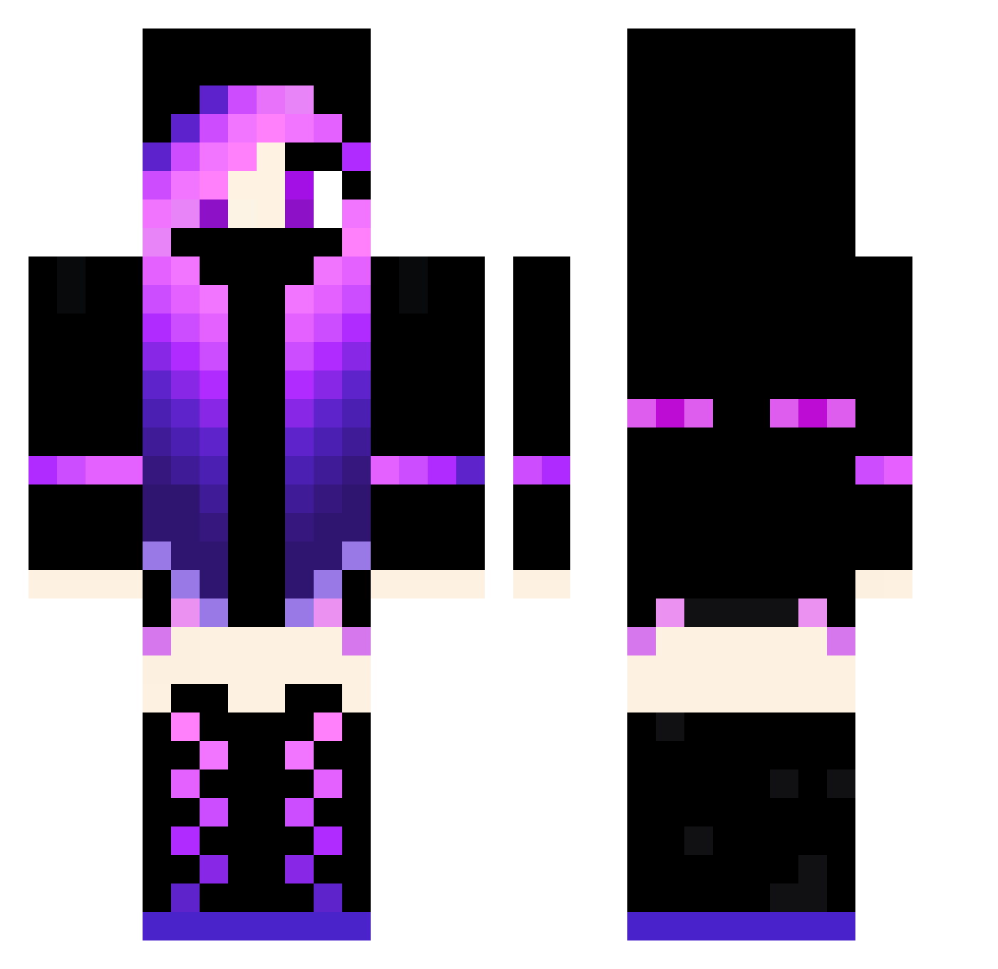 TheLazy_Akigamer Minecraft skin, front and back view