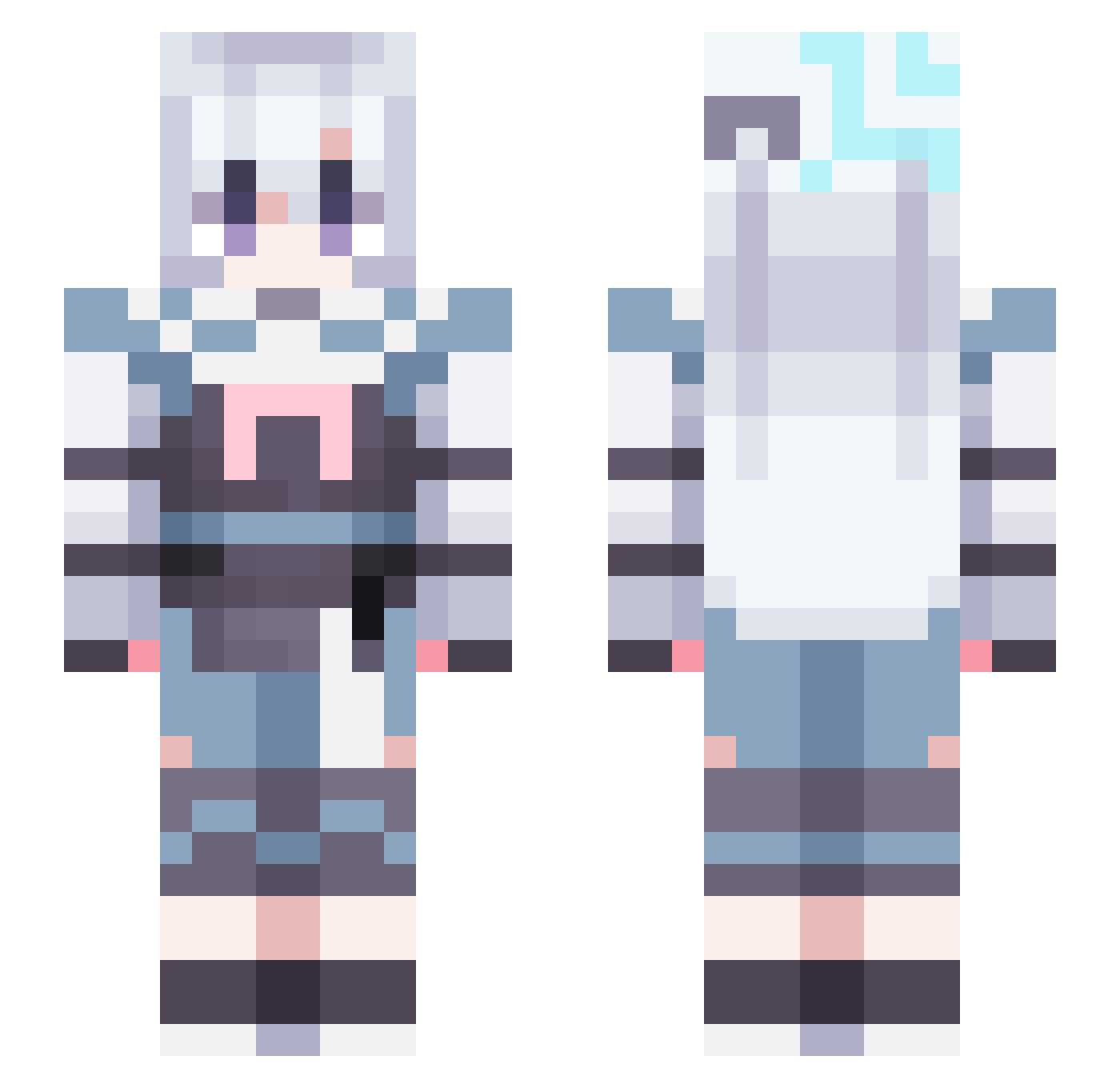 1627346hvbdhhd Minecraft skin, front and back view