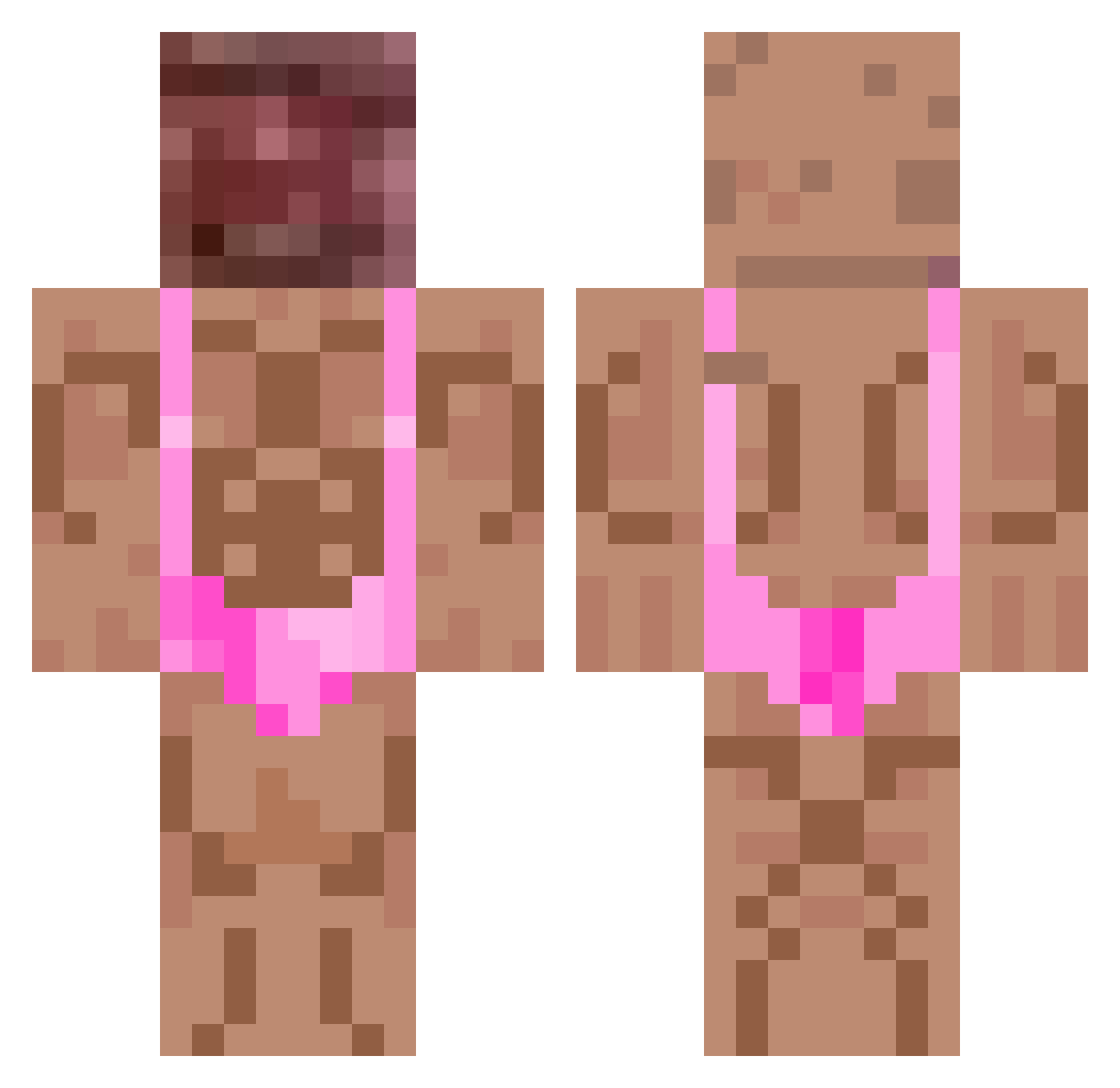 Super_KC_ Minecraft skin, front and back view