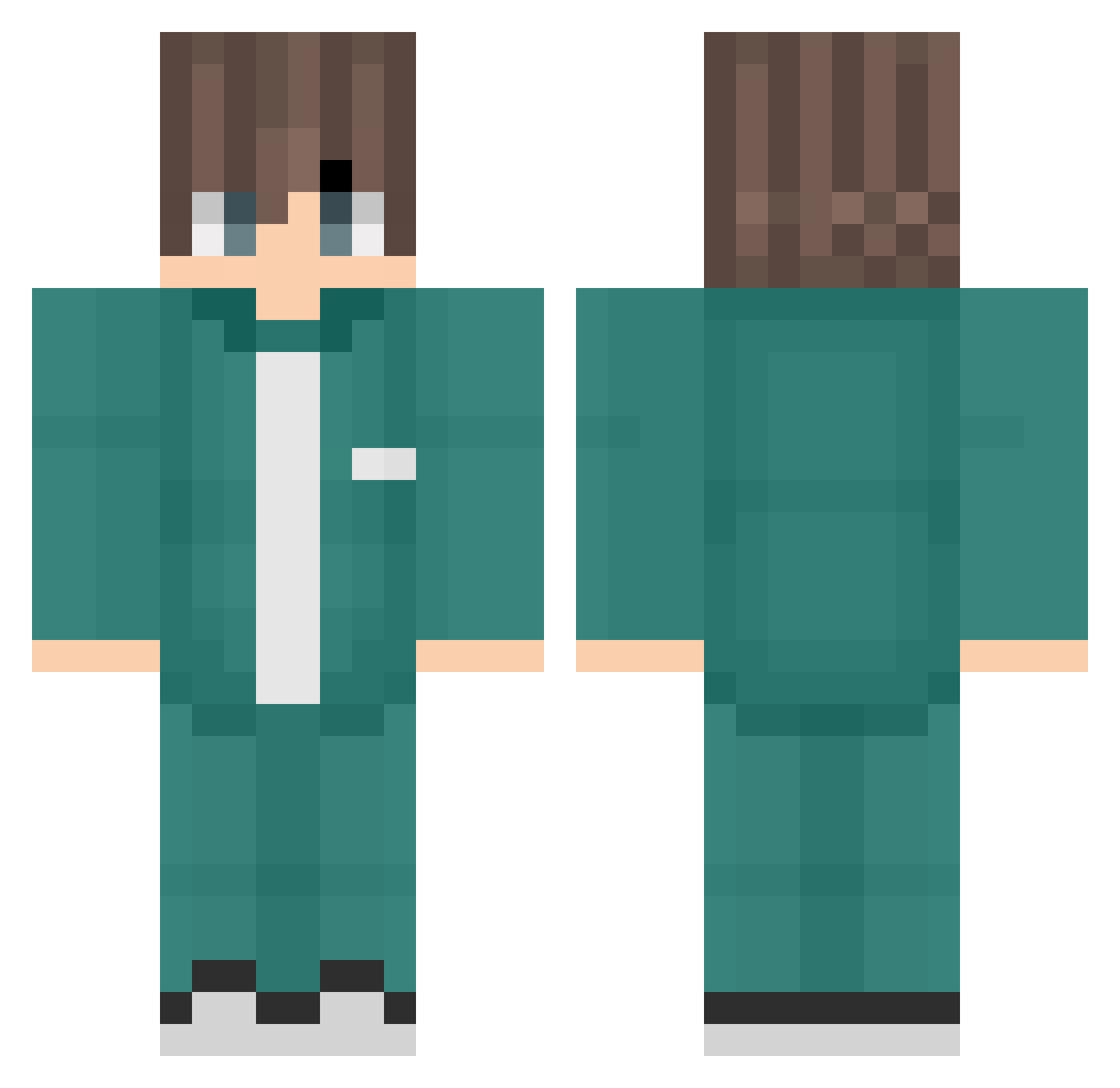 __LASKO__ Minecraft skin, front and back view