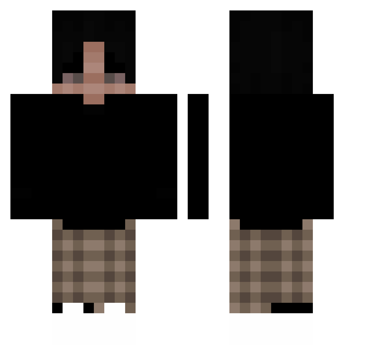 scuffed_mp4 Minecraft skin, front and back view