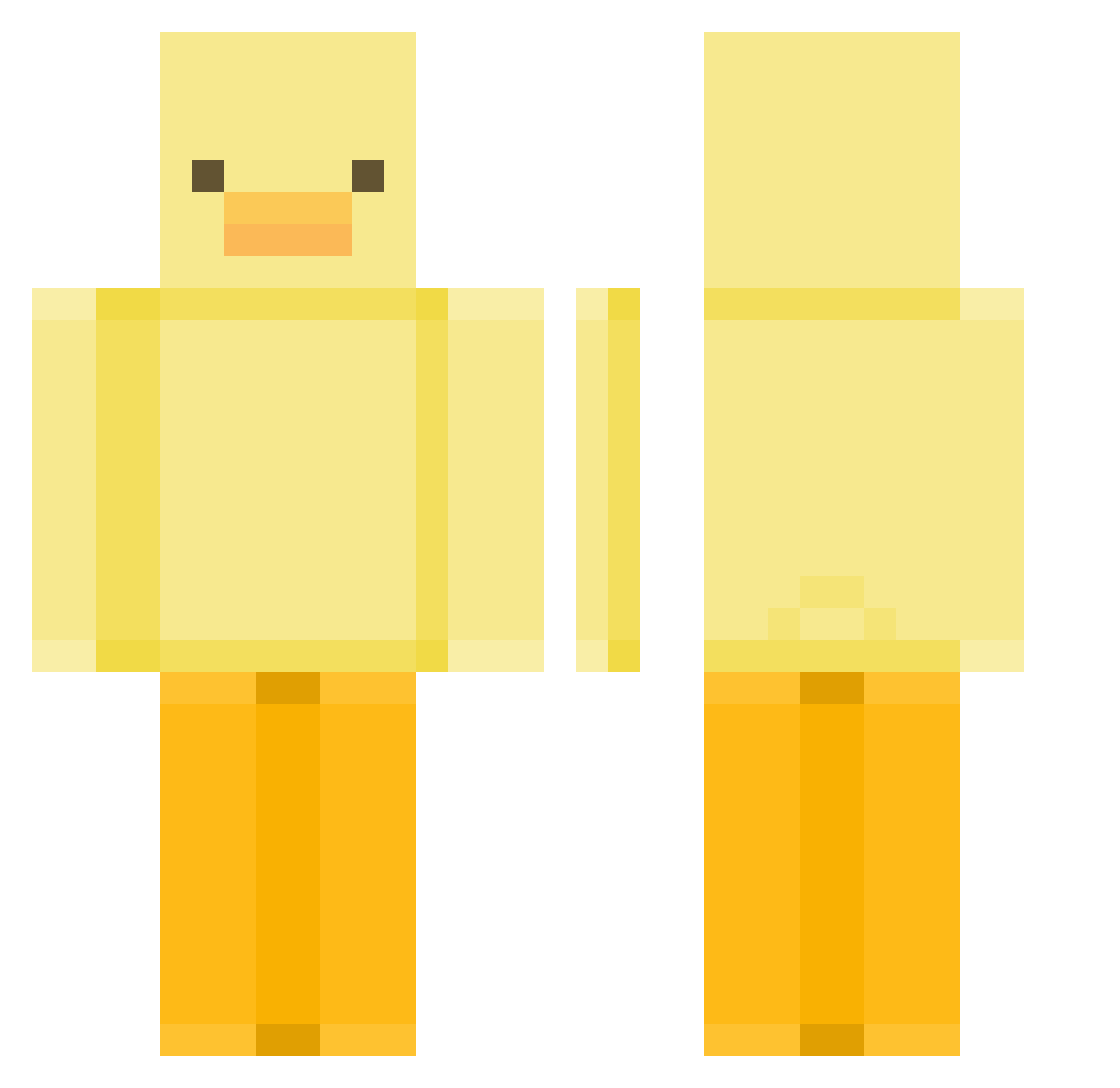 Ragging_Bull Minecraft skin, front and back view