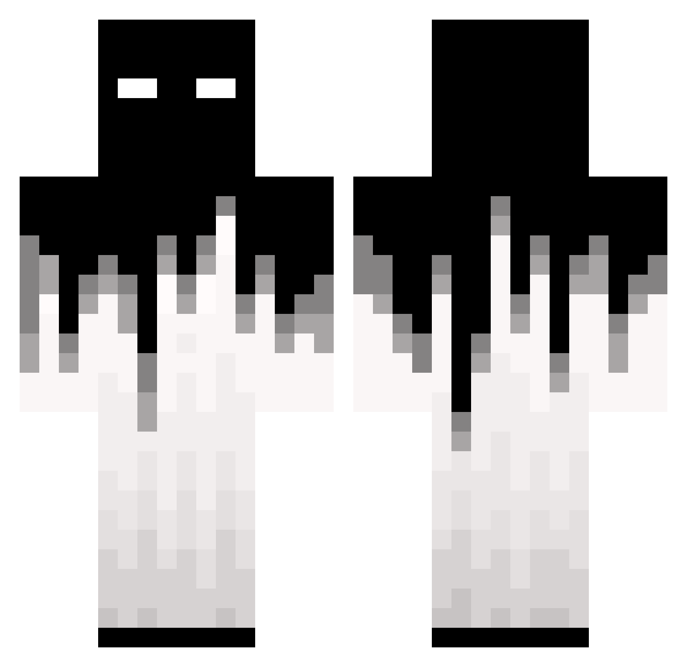 s1hoo Minecraft skin, front and back view