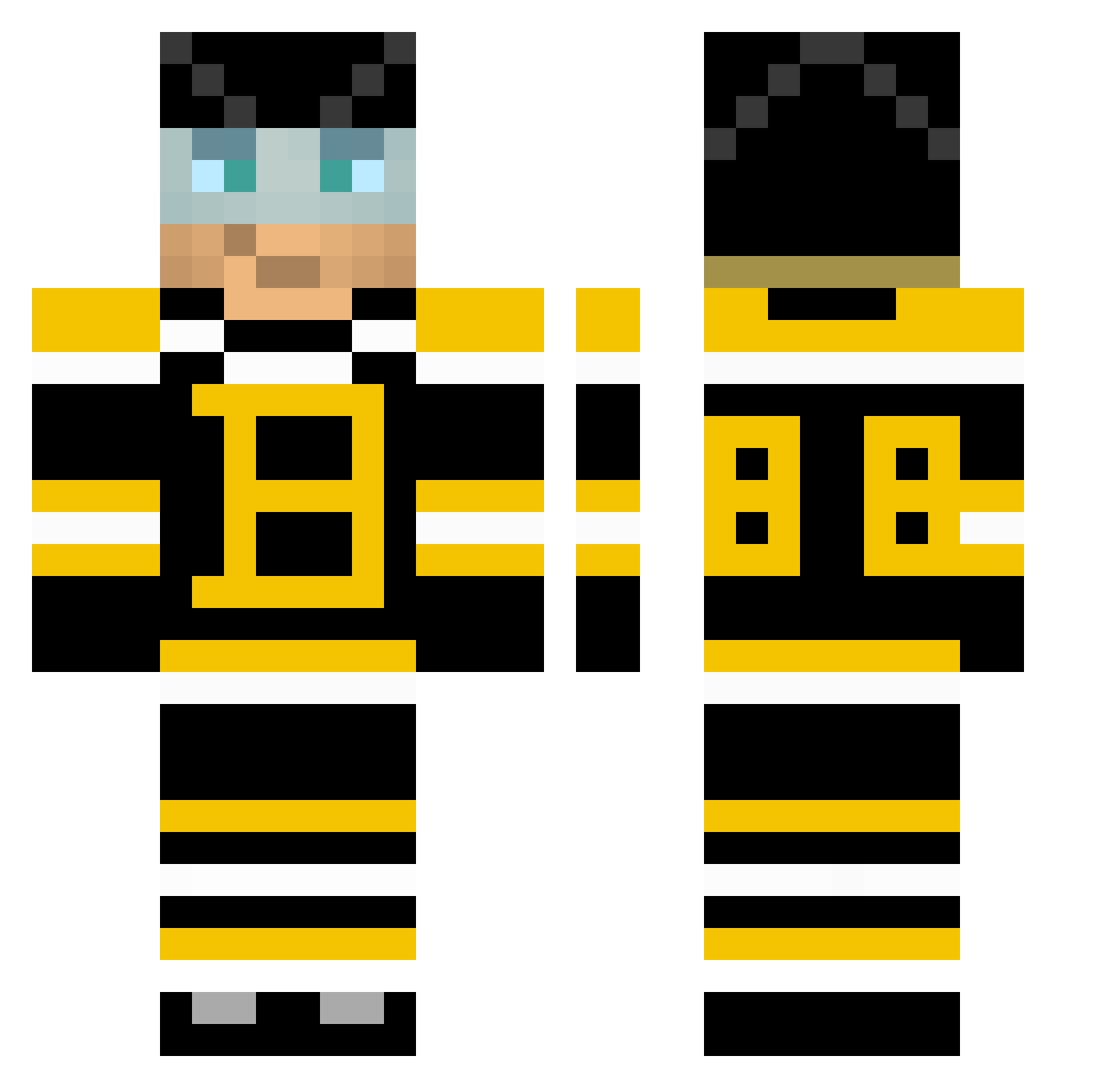 SPEKMANOV Minecraft skin, front and back view