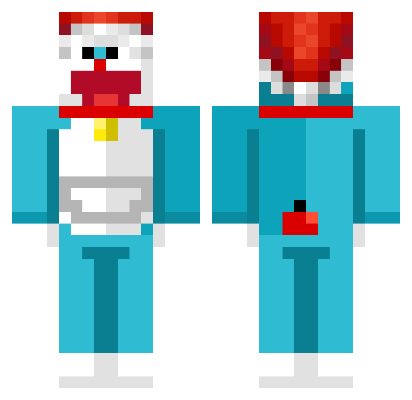 _Ringgo_ Minecraft skin, front and back view