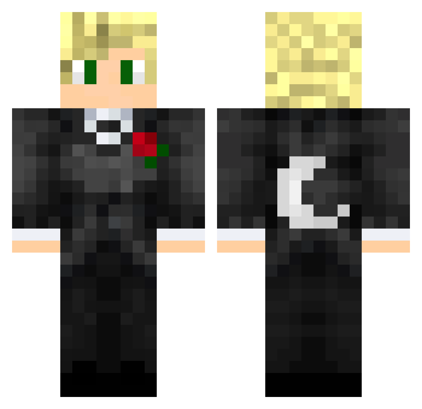 tte09 Minecraft skin, front and back view