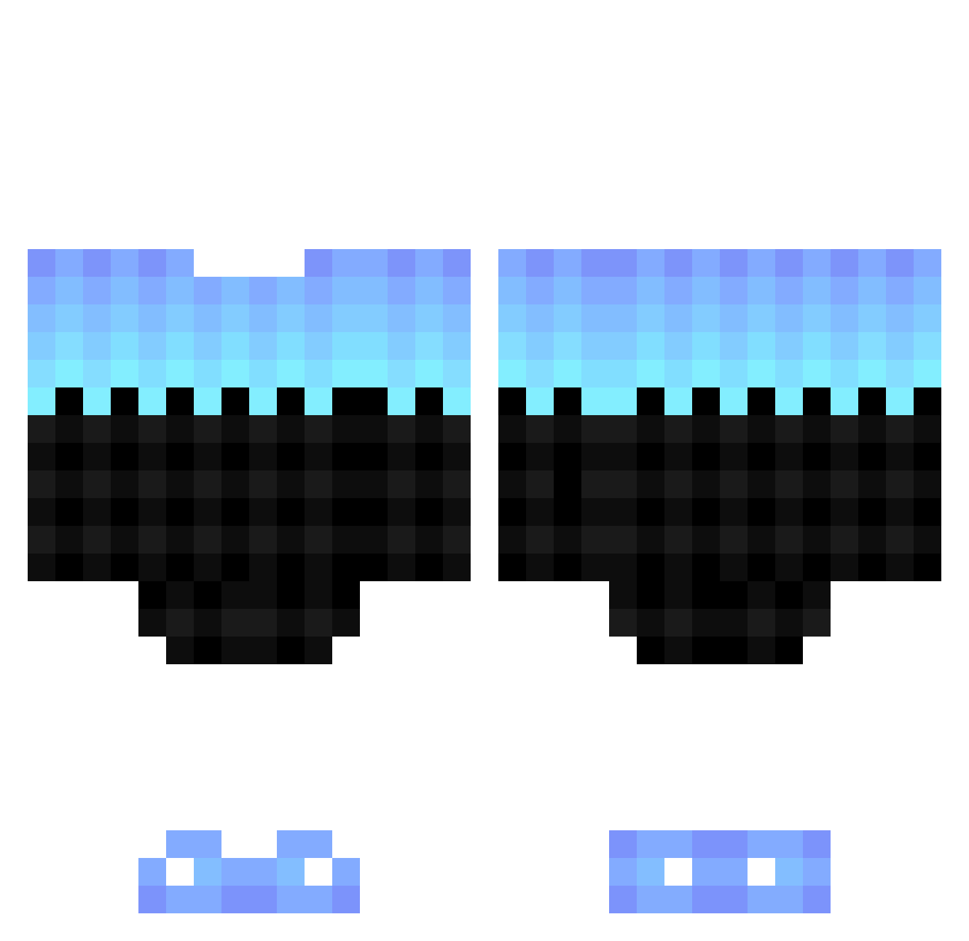 TheDongGobbler Minecraft skin, front and back view