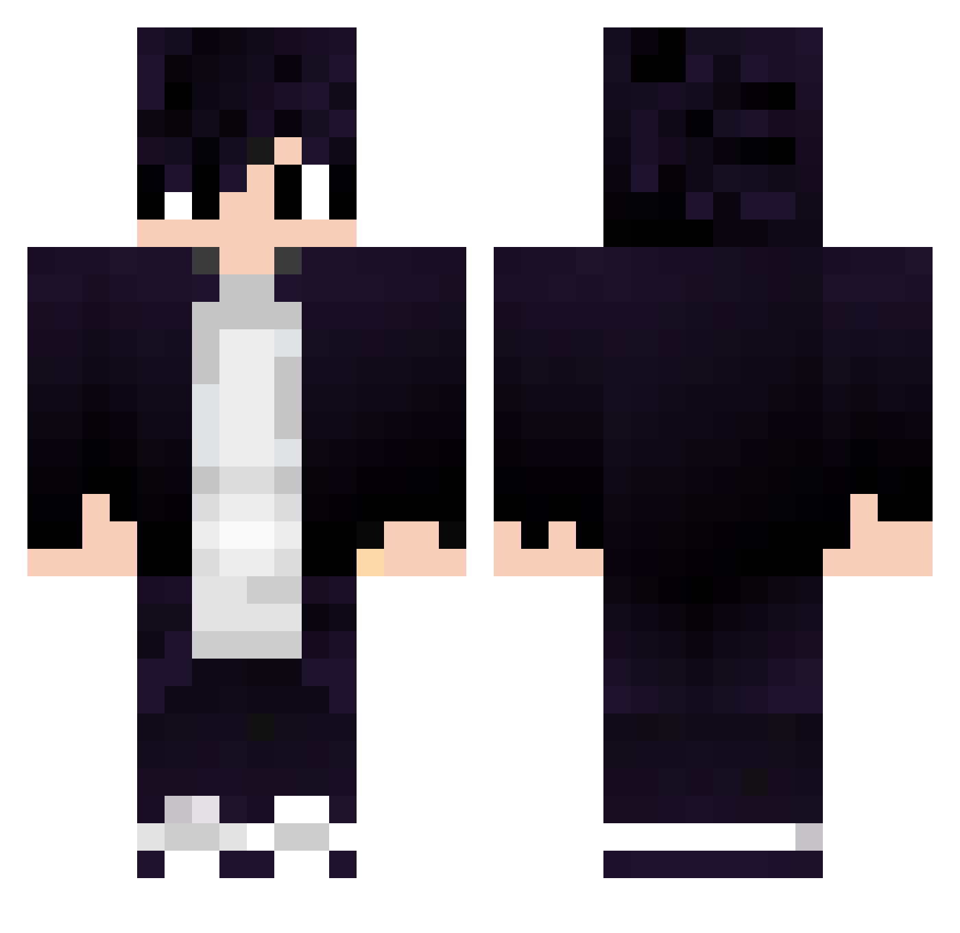 ZeroSeraph_ Minecraft skin, front and back view