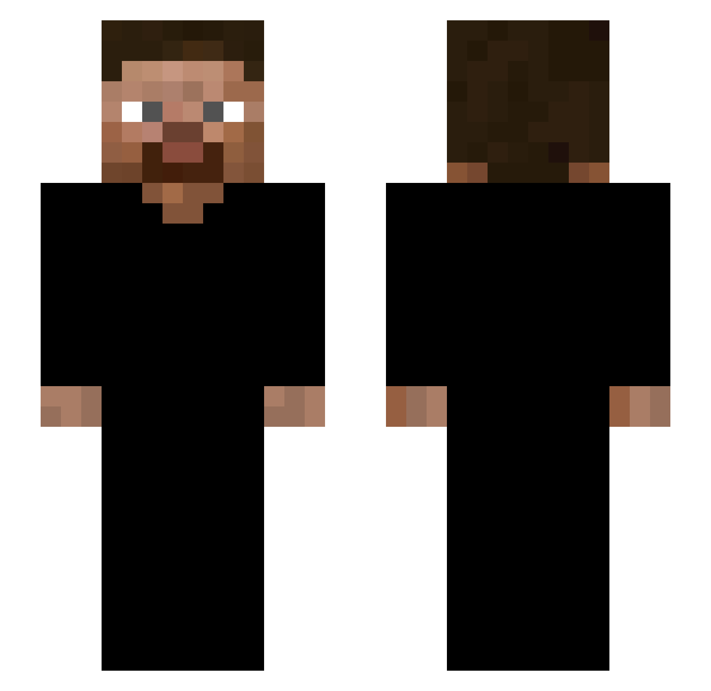 sxthanicccc_ Minecraft skin, front and back view