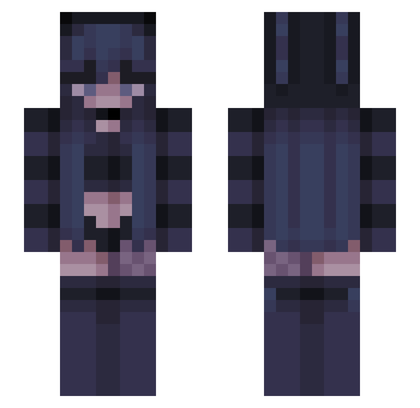 _nxfelibata_ Minecraft skin, front and back view