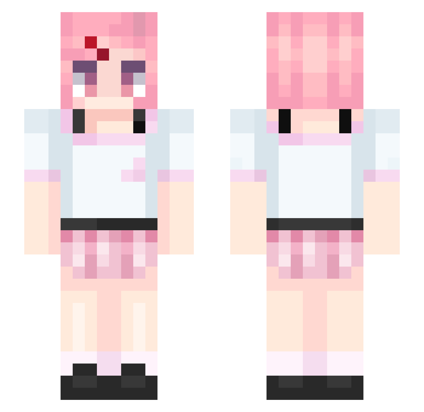 PredoPreda_ Minecraft skin, front and back view