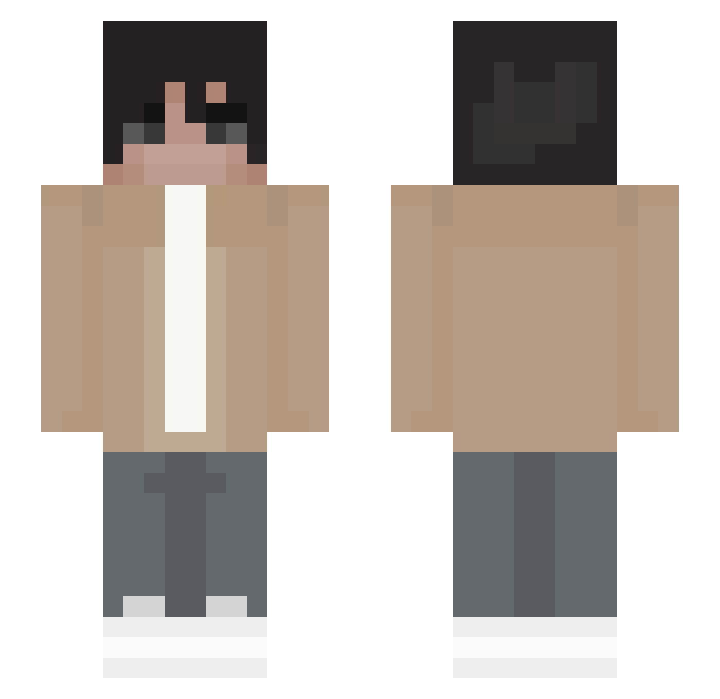 c0b_w3b Minecraft skin, front and back view