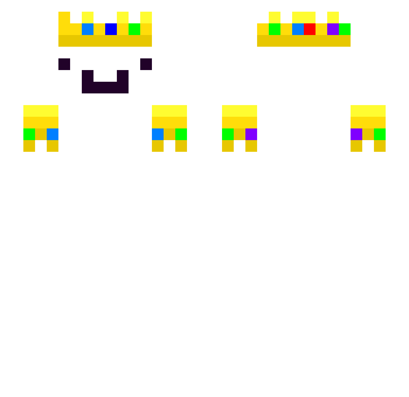 IplayforkeepS Minecraft skin, front and back view