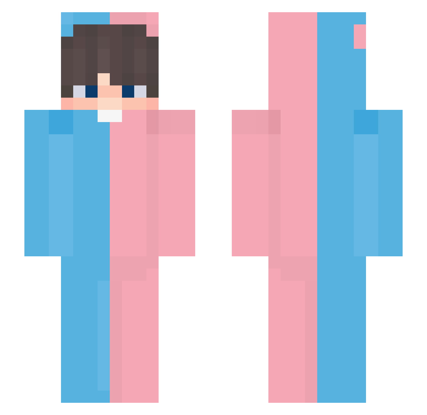 DragonKing_MC509 Minecraft skin, front and back view