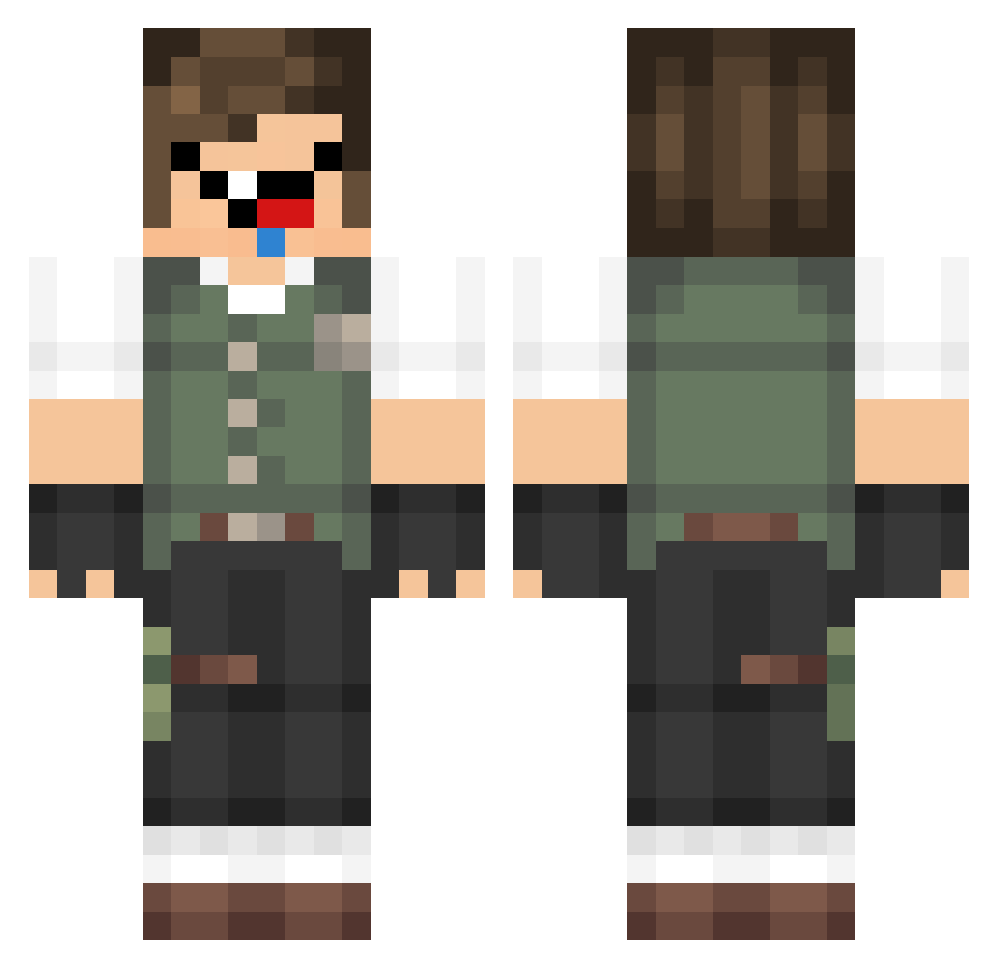 ivalol_ Minecraft skin, front and back view