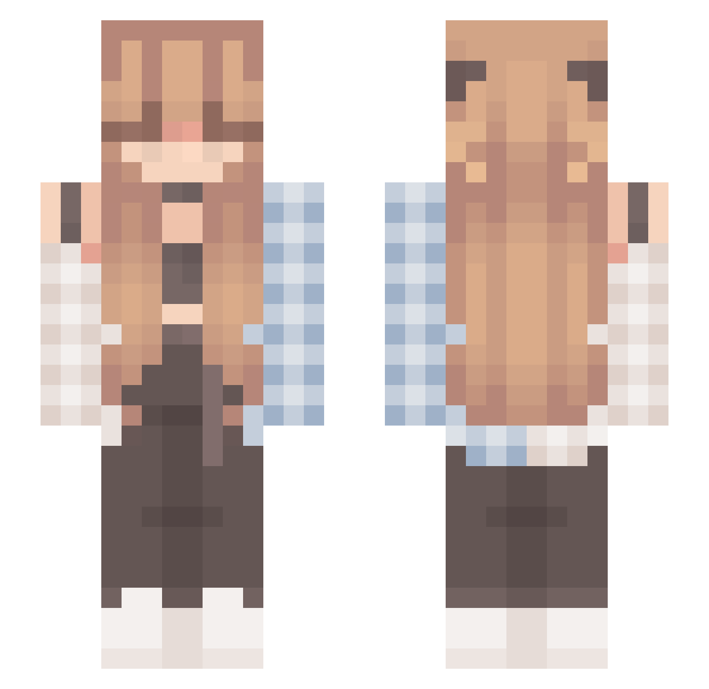 urscienceteacher Minecraft skin, front and back view