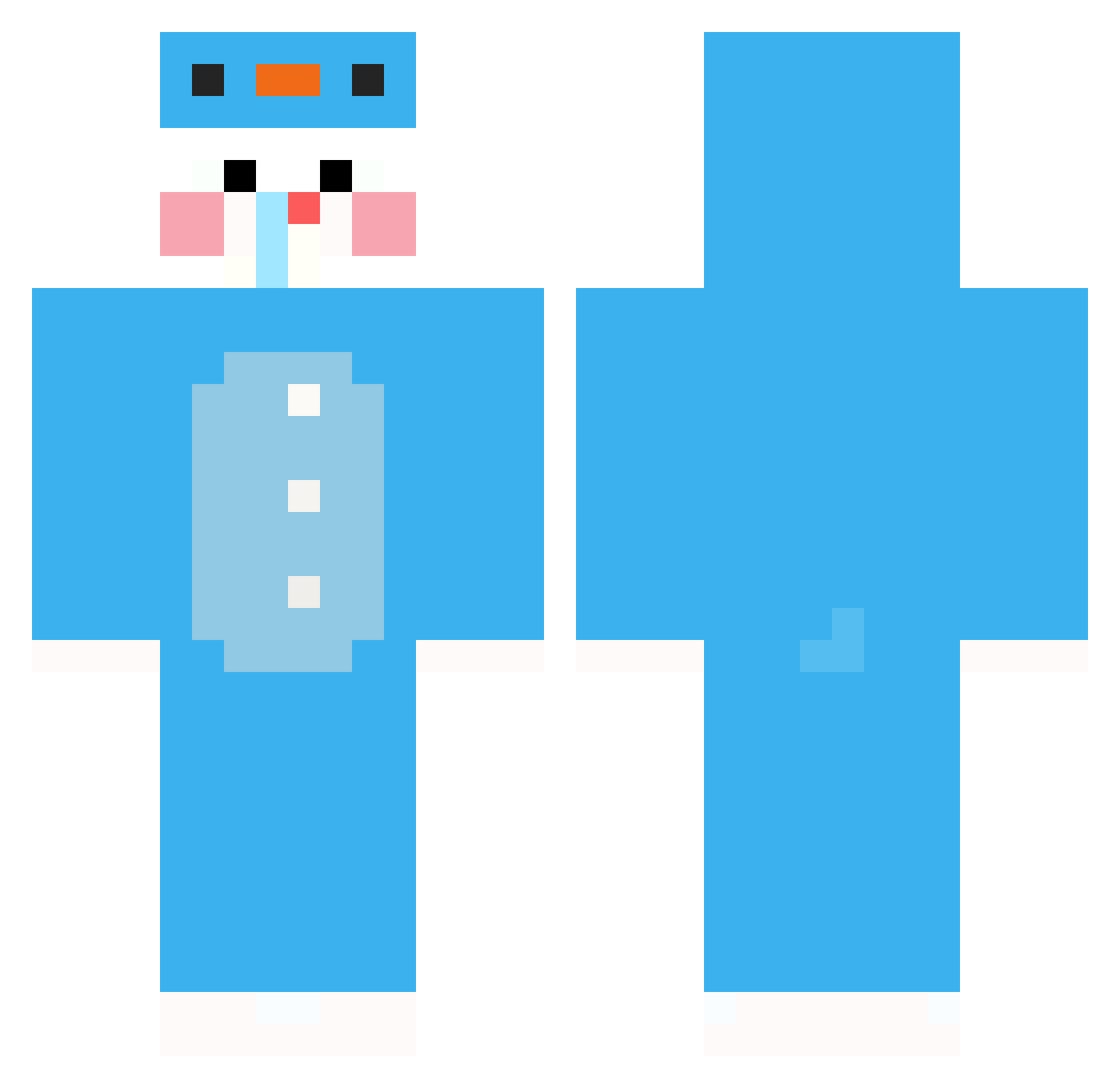 IM_BARON_ Minecraft skin, front and back view