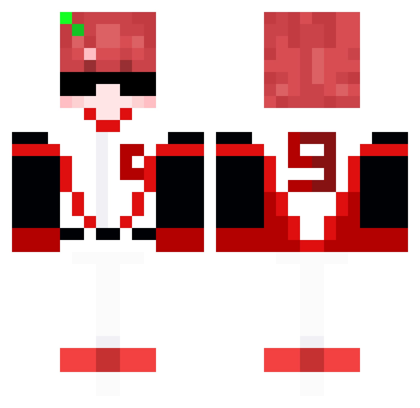 9_enti Minecraft skin, front and back view