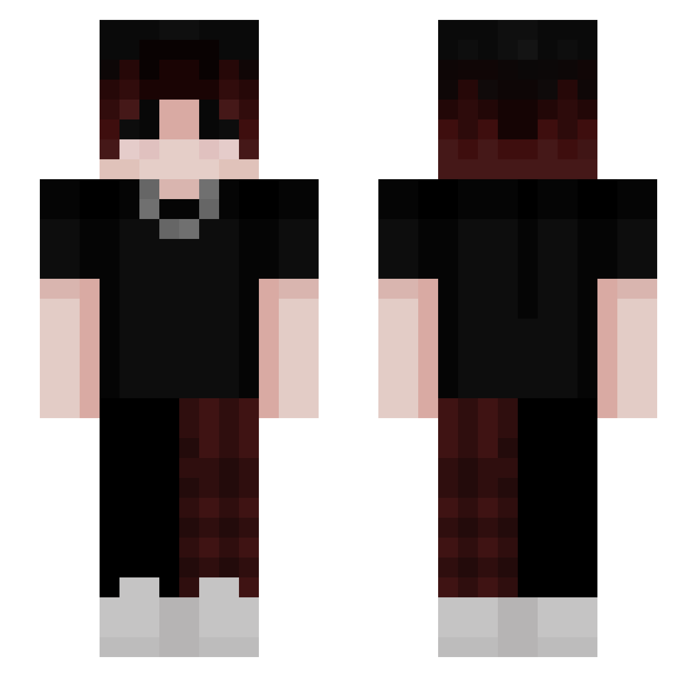 Im_Isxcz Minecraft skin, front and back view