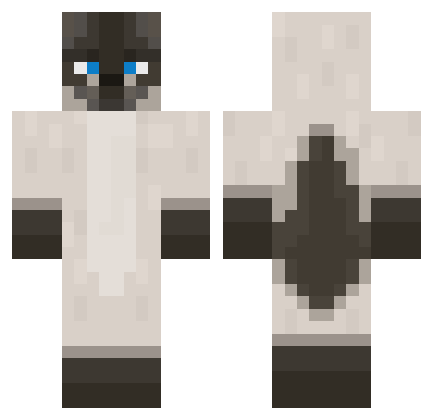 cat5252gamerz Minecraft skin, front and back view