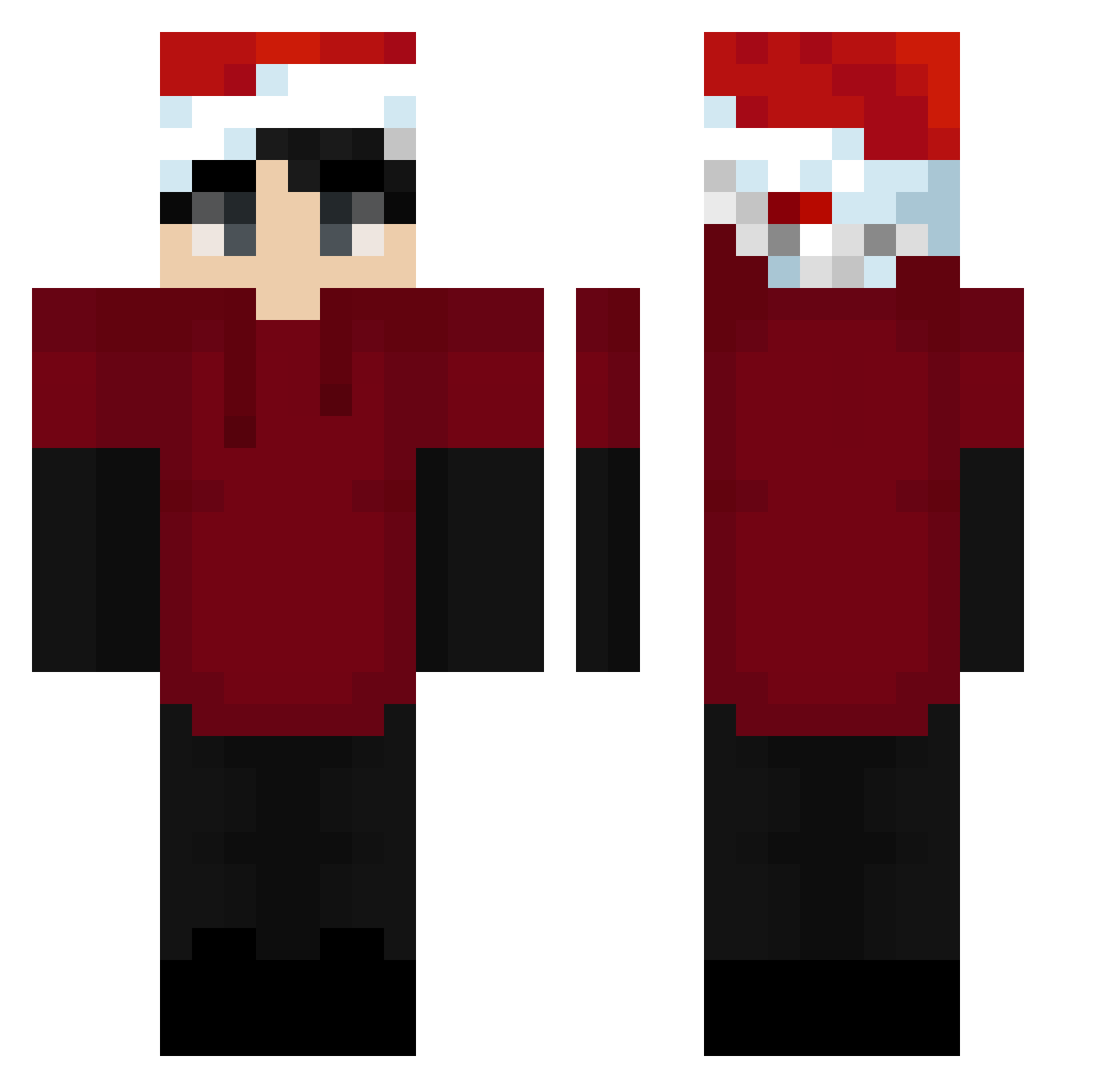 zydorrmoto Minecraft skin, front and back view