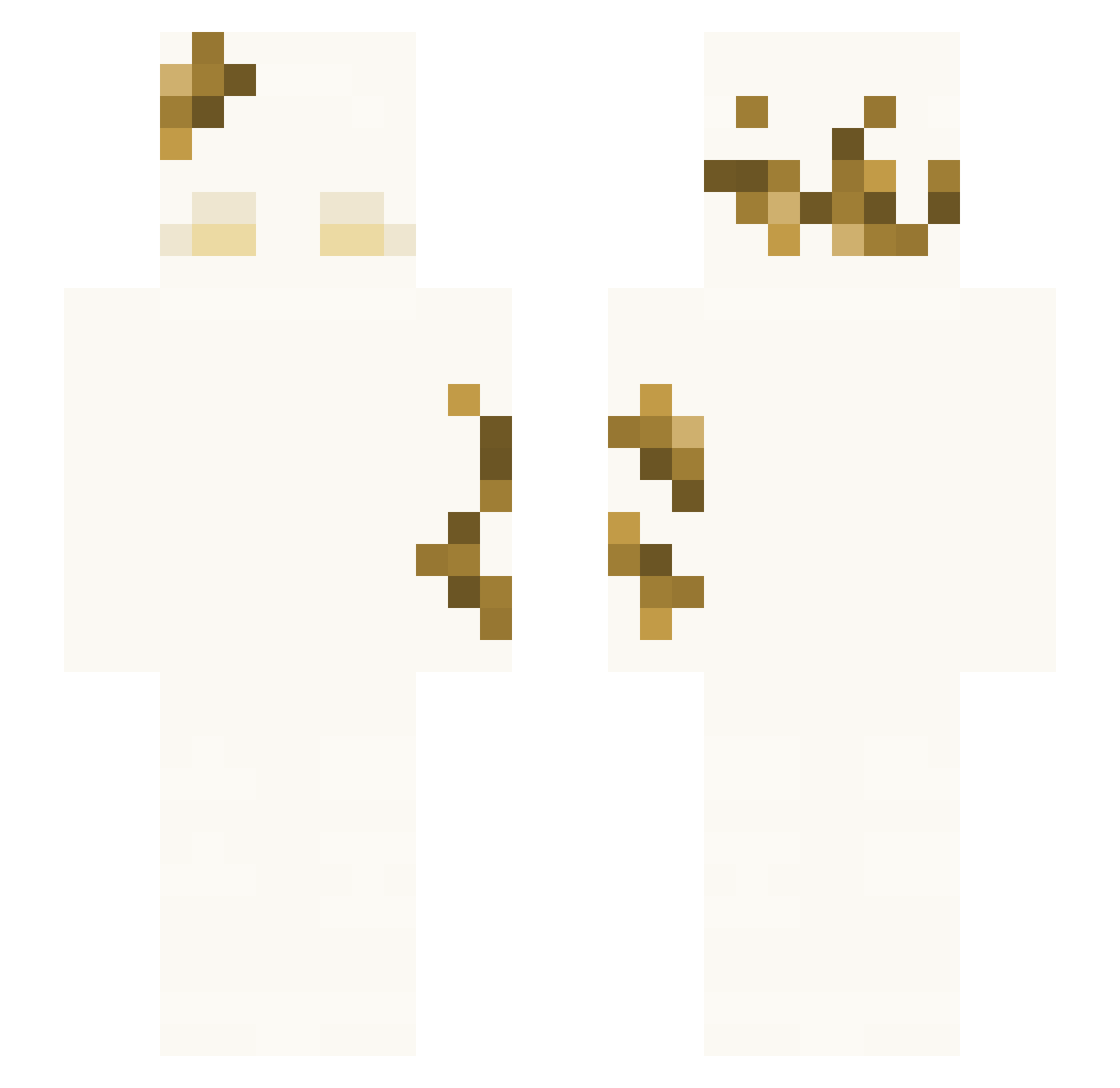 xstarr15 Minecraft skin, front and back view