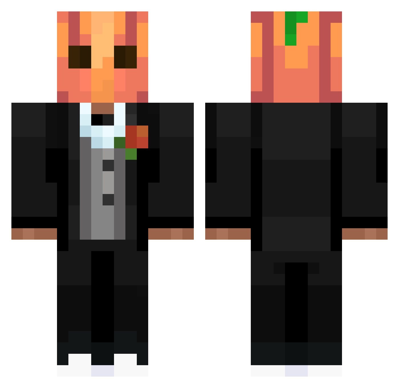 ert_345 Minecraft skin, front and back view