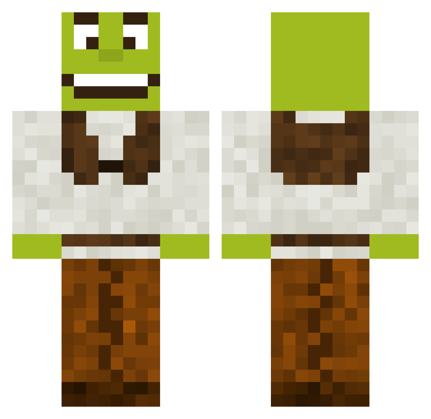 niklaswn Minecraft skin, front and back view
