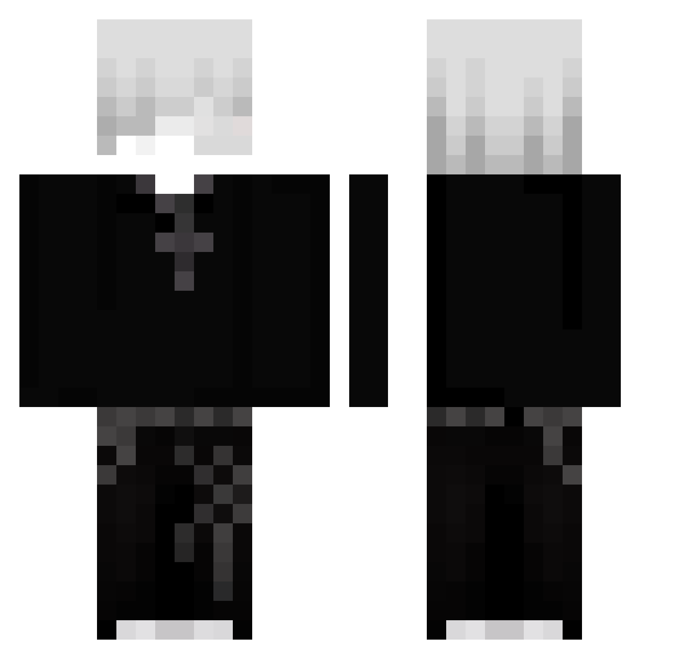 Figure4956 Minecraft skin, front and back view